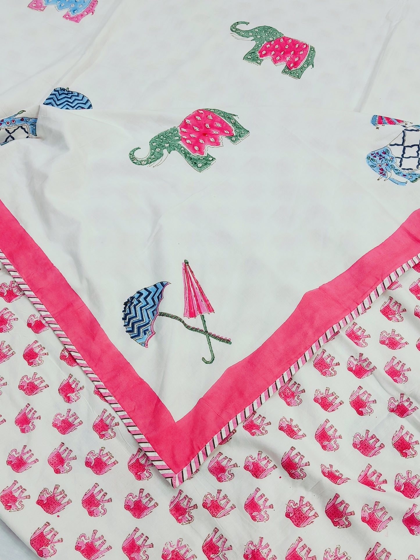 FRESH ARRIVAL Handblock Printed Premium Colorful Single Dohars