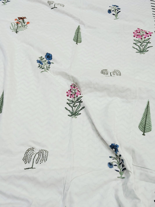 FRESH ARRIVAL Handblock Printed Premium Double Bed Dohars