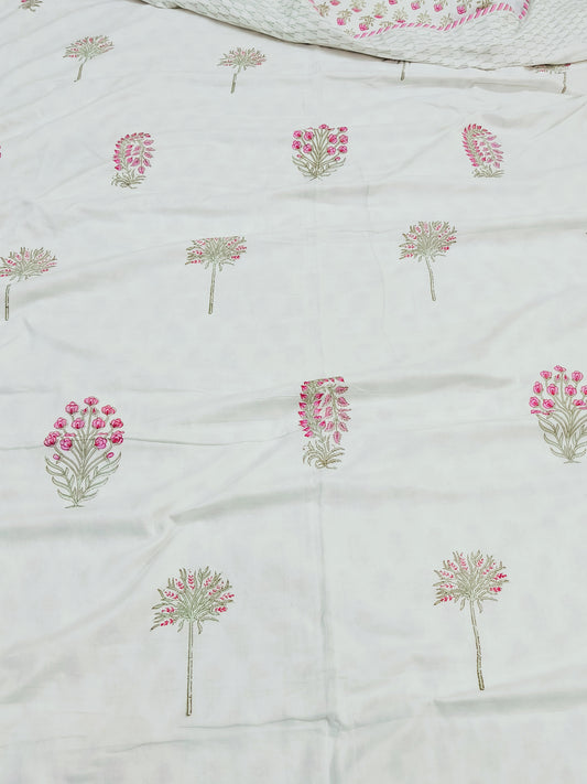 FRESH ARRIVAL Handblock Printed Premium Double Bed Dohars