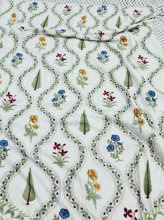 FRESH ARRIVAL Handblock Printed Premium Colorful Single Dohars