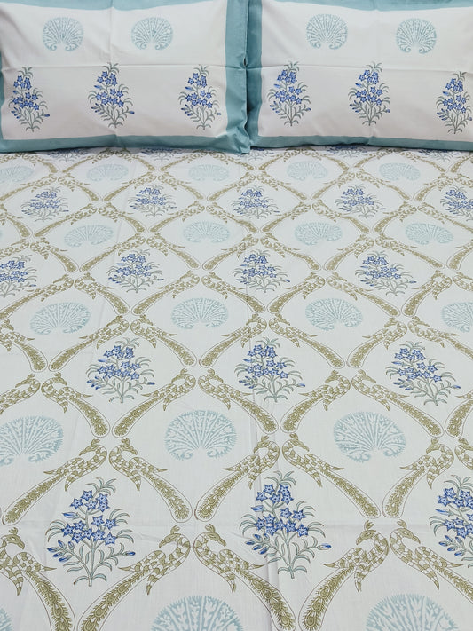 FRESH ARRIVAL Handblock Printed Premium Bedsheets (Dispatch Time 24 Hours)