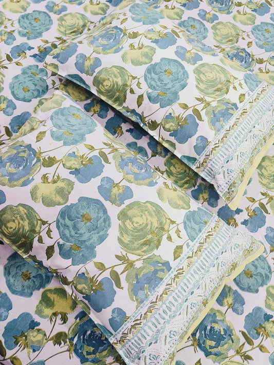 FRESH ARRIVALS Gulbahaar King Size Bedsheets