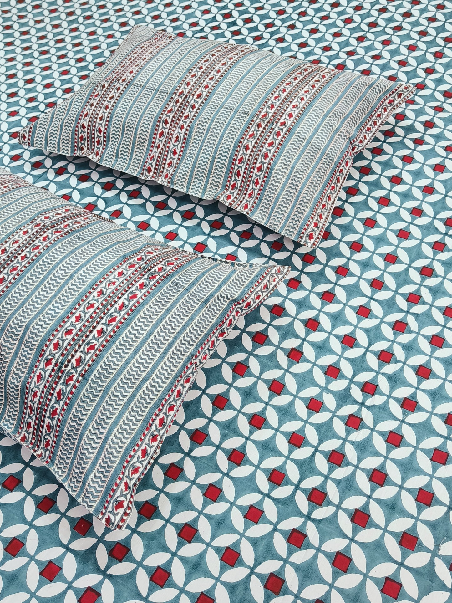 FRESH ARRIVAL Handblock Printed Premium Bedsheets (Dispatch Time 24 Hours)
