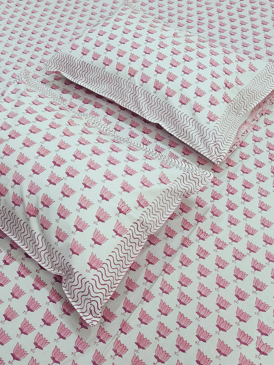 FRESH ARRIVAL Handblock Printed Premium Bedsheets (Dispatch Time 24 Hours)