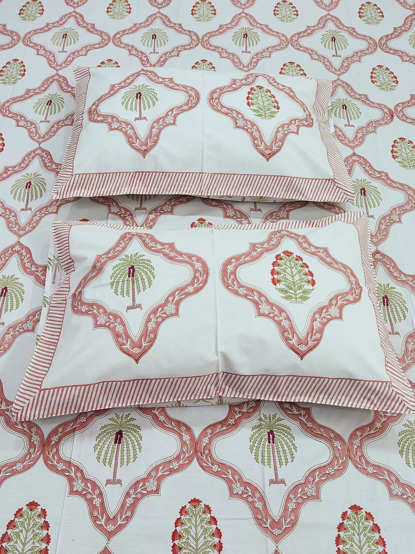 FRESH ARRIVAL Handblock Printed Premium Bedsheets(Dispatch Time 24 Hours)