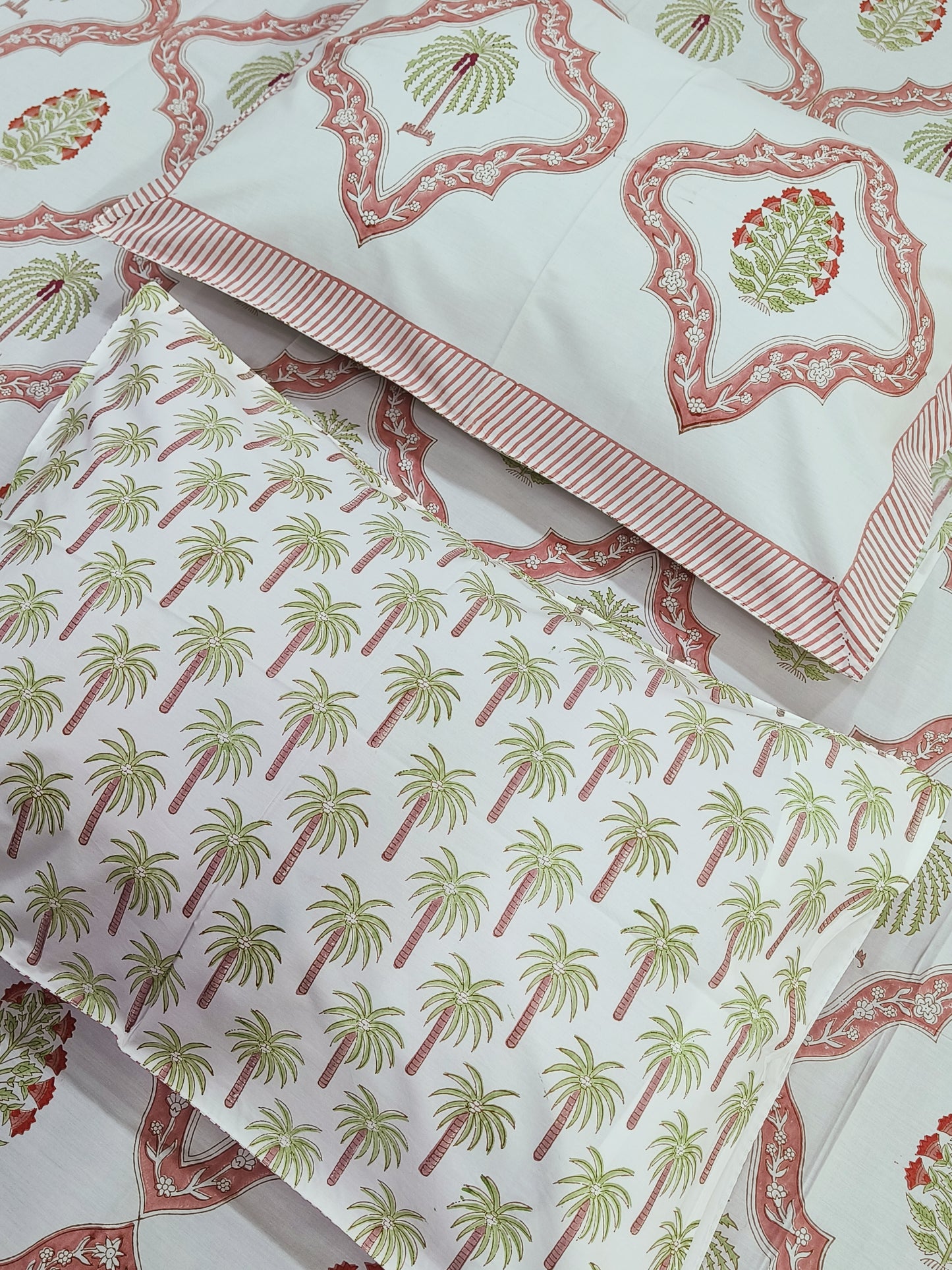 FRESH ARRIVAL Handblock Printed Premium Bedsheets(Dispatch Time 24 Hours)