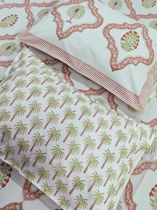 FRESH ARRIVAL Handblock Printed Premium Bedsheets(Dispatch Time 24 Hours)
