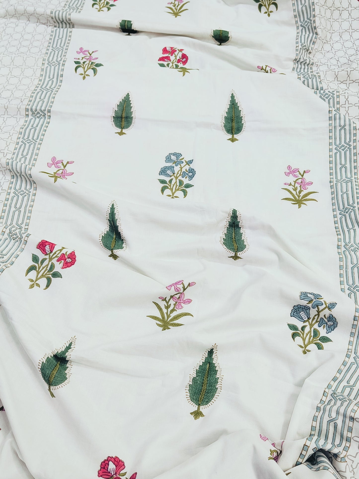 FRESH ARRIVAL Handblock Printed Premium Double Bed Dohars