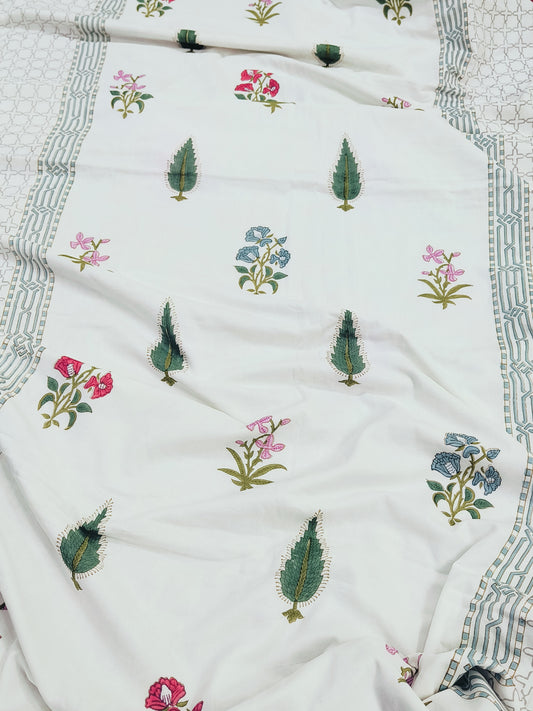 FRESH ARRIVAL Handblock Printed Premium Double Bed Dohars