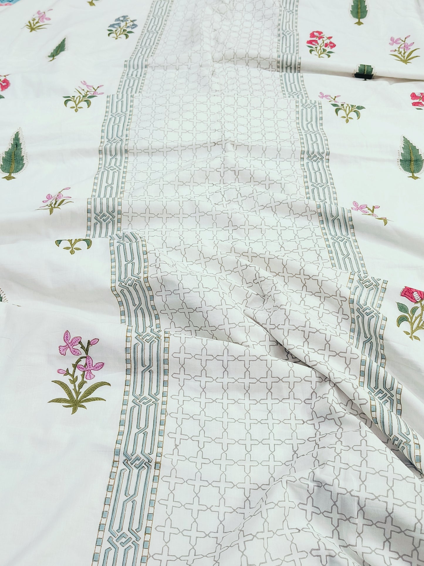 FRESH ARRIVAL Handblock Printed Premium Double Bed Dohars