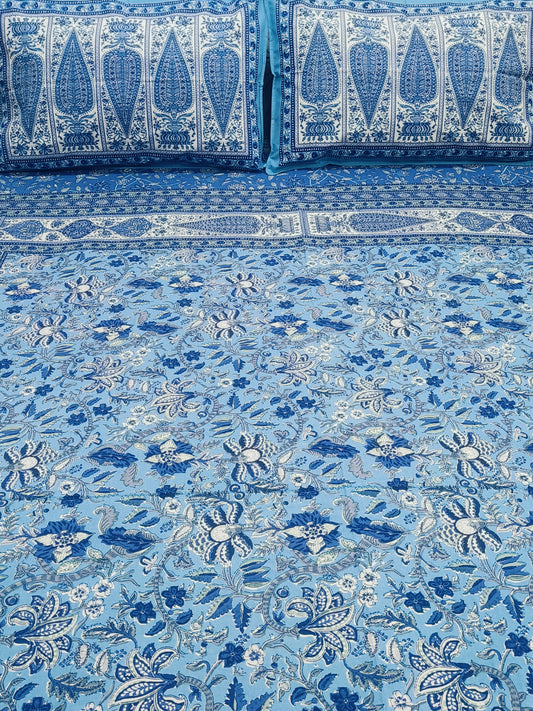 FRESH ARRIVALS Gulbahaar King Size Bedsheets(Dispatch Time 24 Hours)