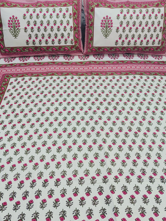 FRESH ARRIVAL! Floral Sadabahaar Bedsheets(Dispatch Time 24 Hours)