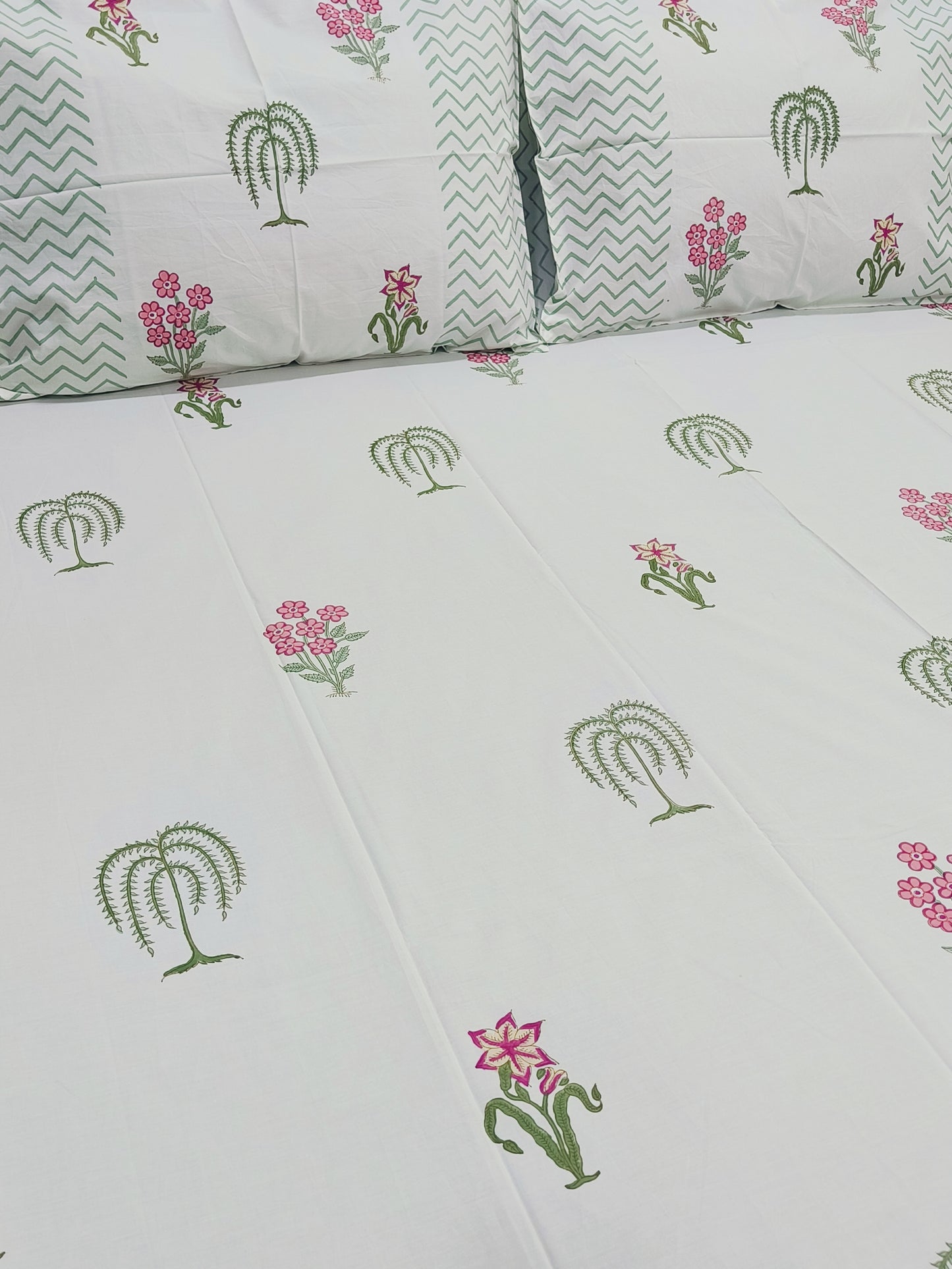 FRESH ARRIVAL Handblock Printed Premium Bedsheets (Dispatch Time 24 Hours)