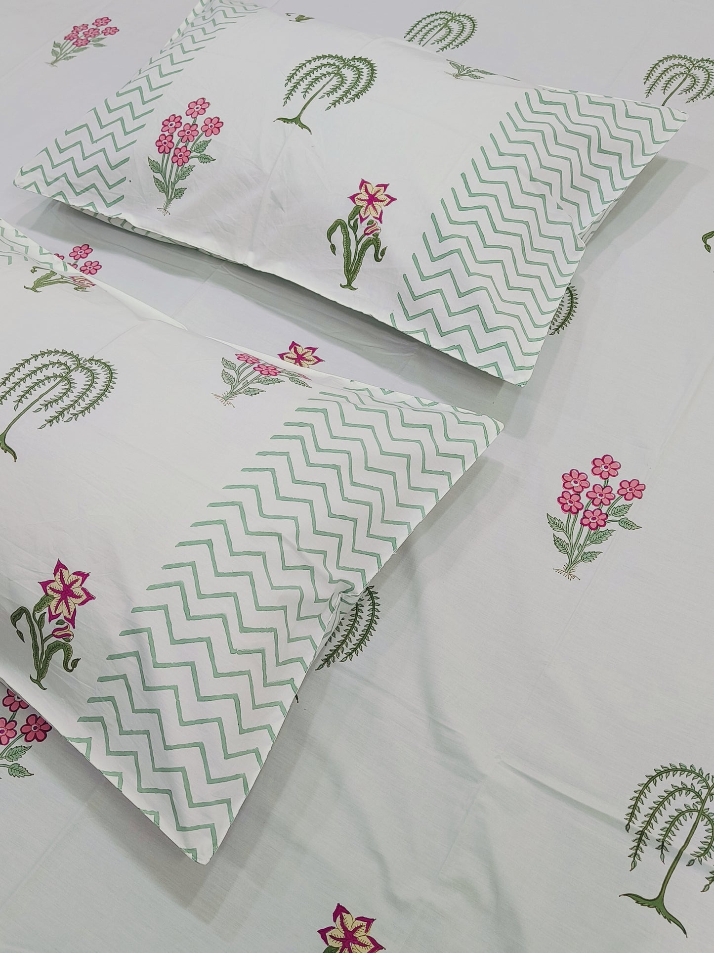 FRESH ARRIVAL Handblock Printed Premium Bedsheets (Dispatch Time 24 Hours)