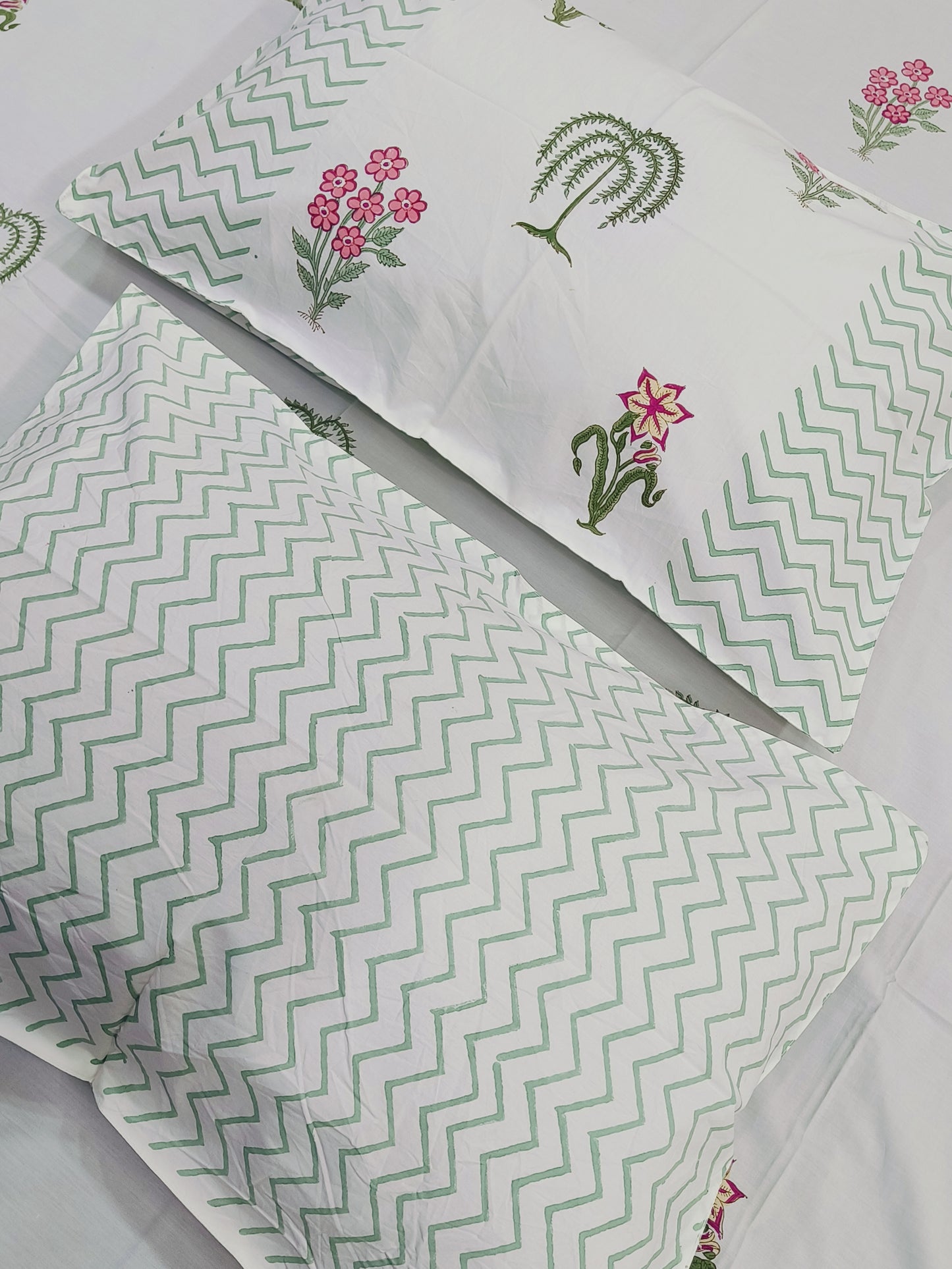 FRESH ARRIVAL Handblock Printed Premium Bedsheets (Dispatch Time 24 Hours)