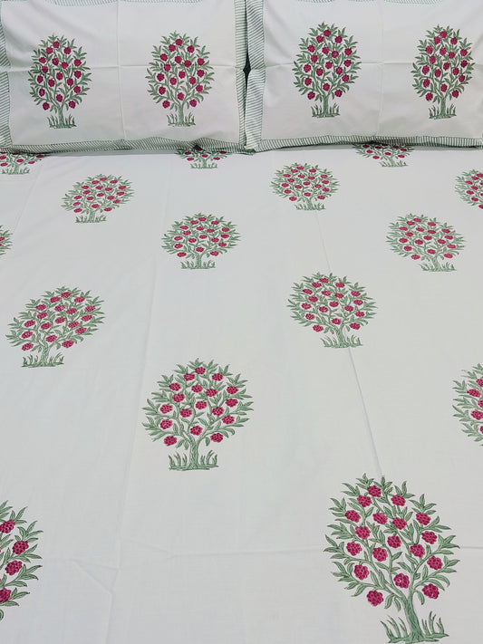 FRESH ARRIVAL Handblock Printed Premium Bedsheets (Dispatch Time 24 Hours)