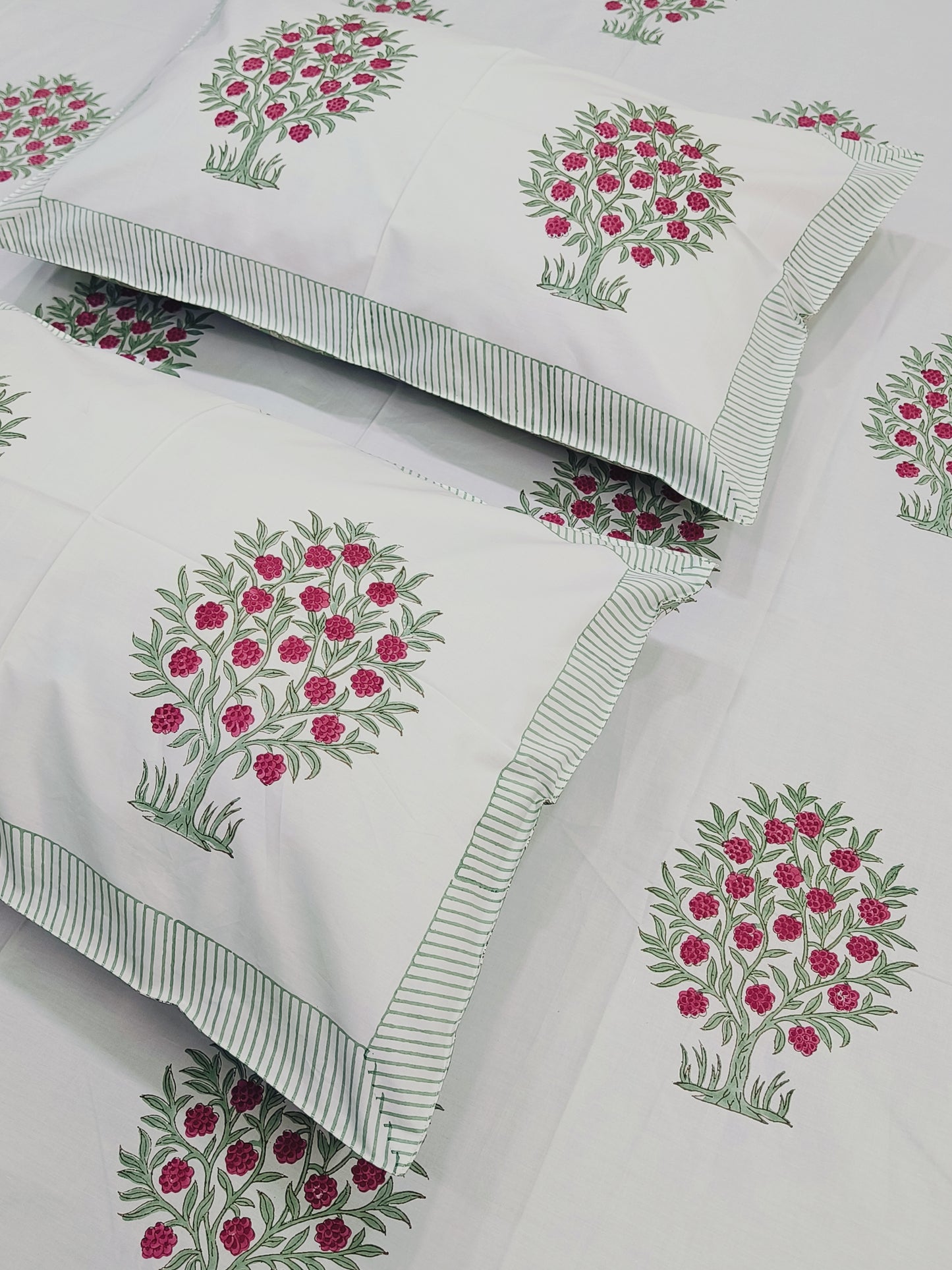FRESH ARRIVAL Handblock Printed Premium Bedsheets (Dispatch Time 24 Hours)