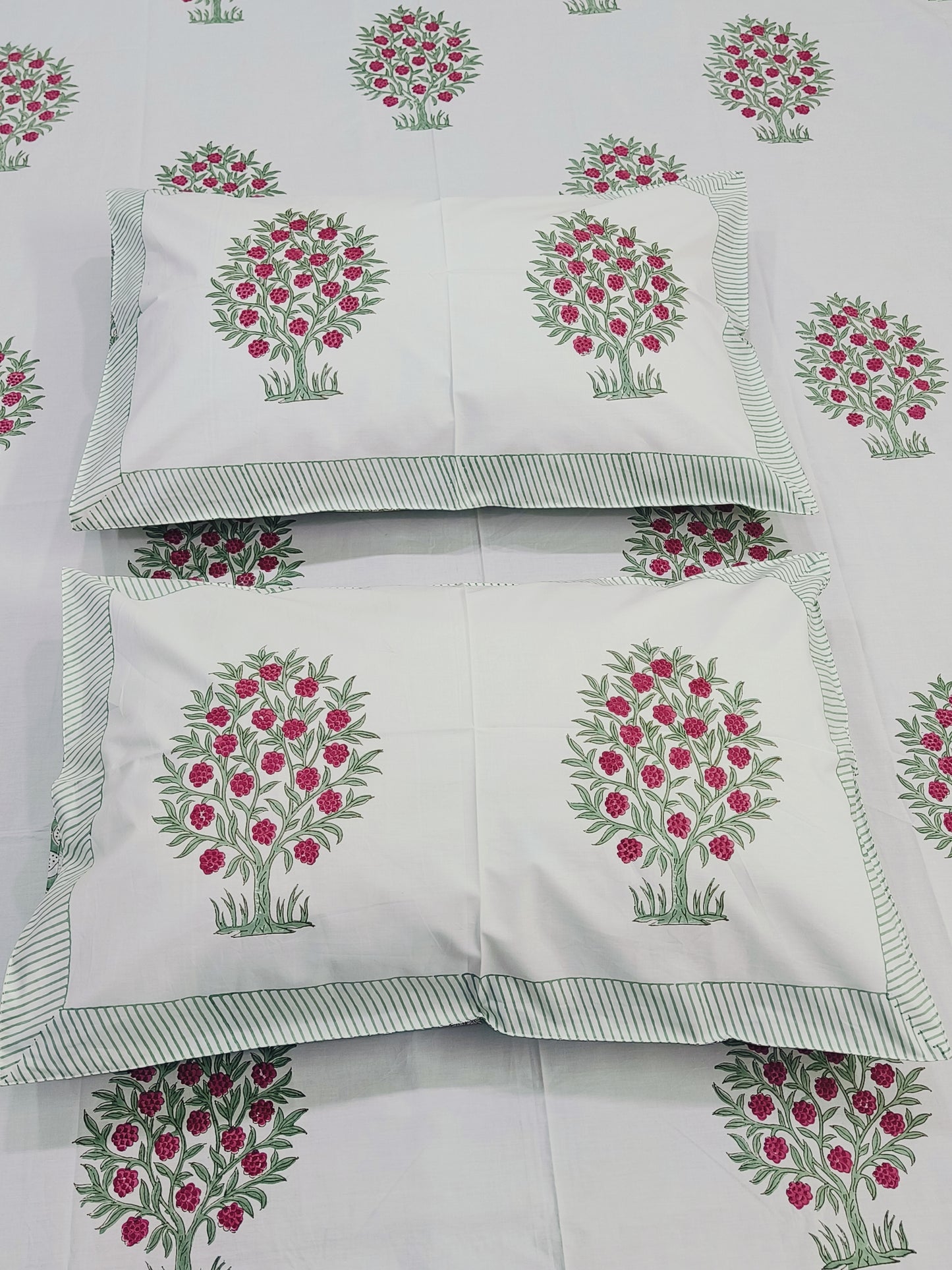 FRESH ARRIVAL Handblock Printed Premium Bedsheets (Dispatch Time 24 Hours)