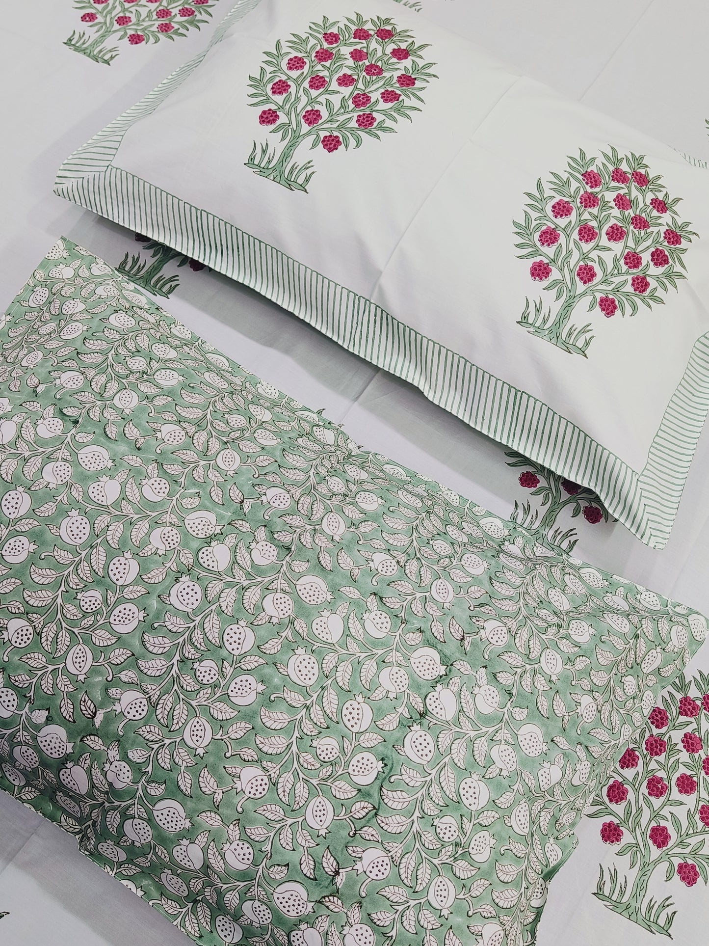 FRESH ARRIVAL Handblock Printed Premium Bedsheets (Dispatch Time 24 Hours)