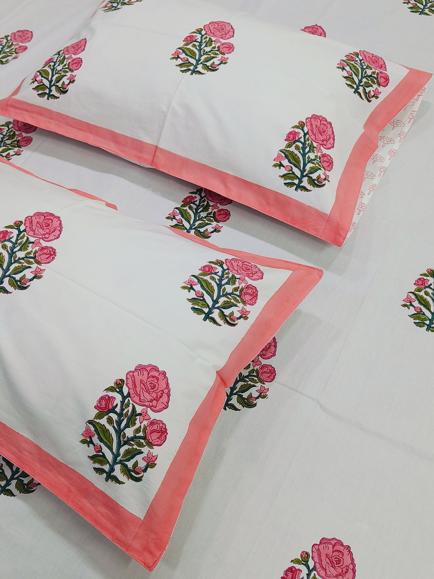 FRESH ARRIVAL Handblock Printed Premium Bedsheets (Dispatch Time 24 Hours)
