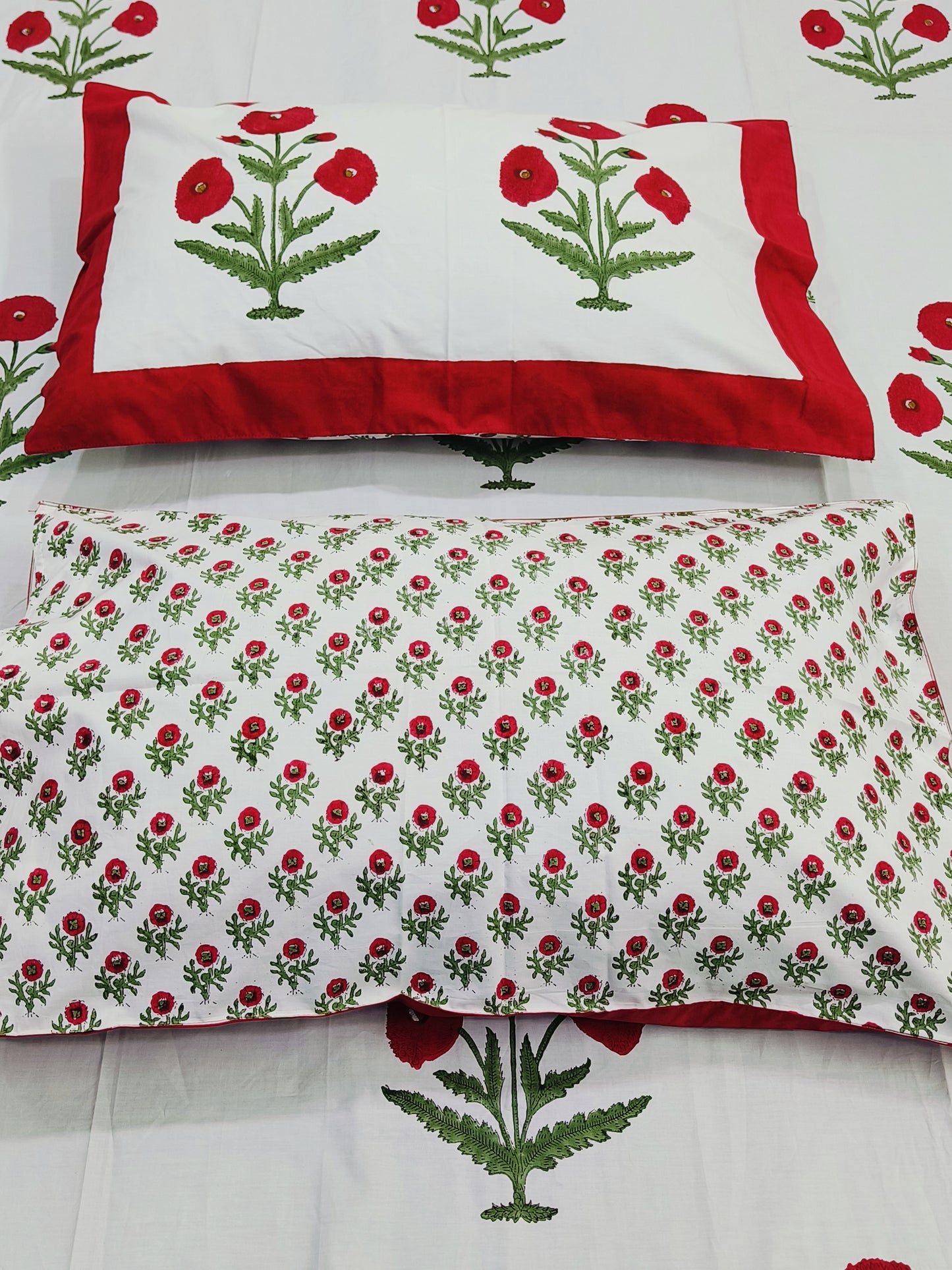 FRESH ARRIVAL Handblock Printed Premium Bedsheets (Dispatch Time 24 Hours)
