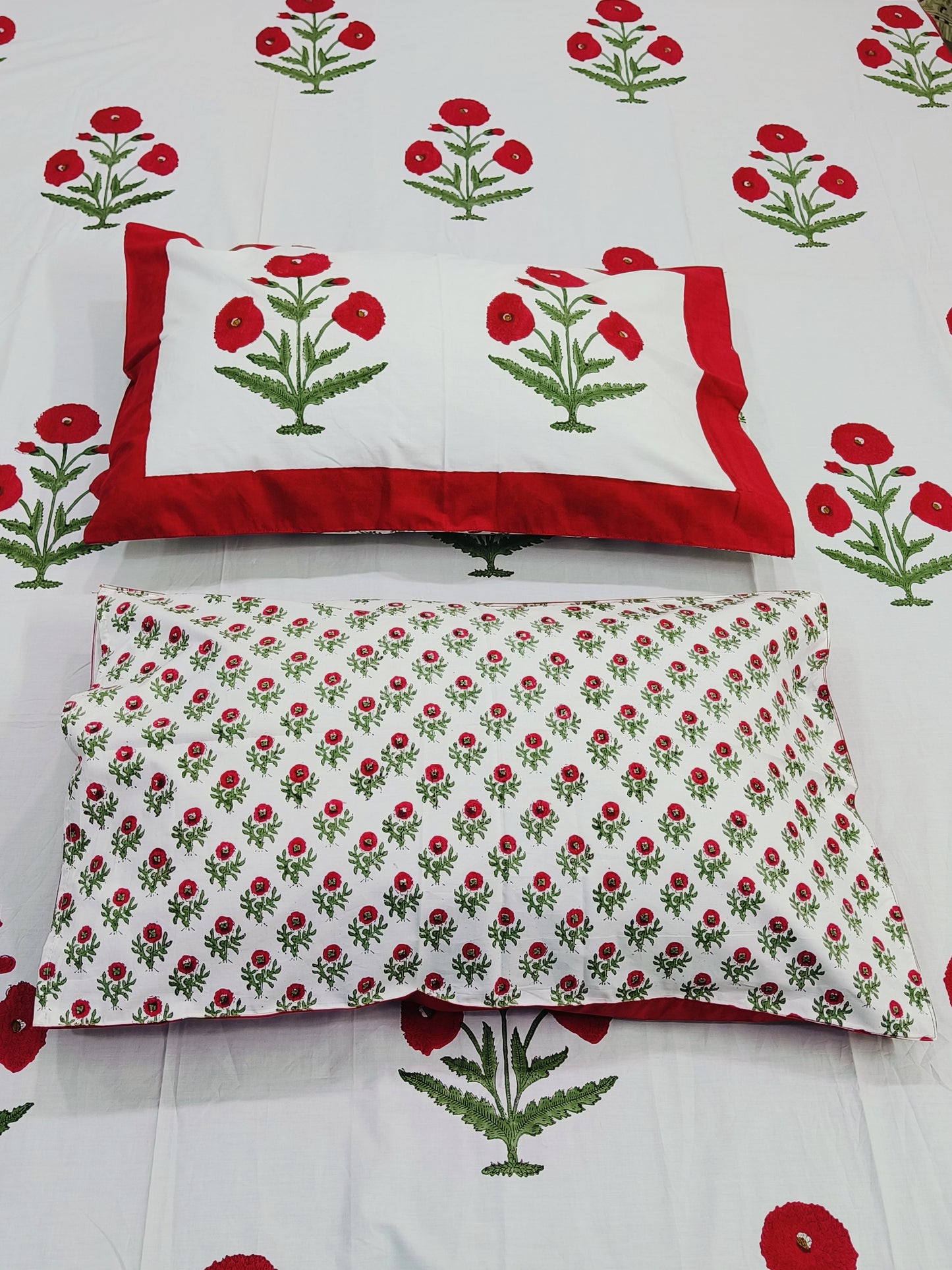 FRESH ARRIVAL Handblock Printed Premium Bedsheets (Dispatch Time 24 Hours)