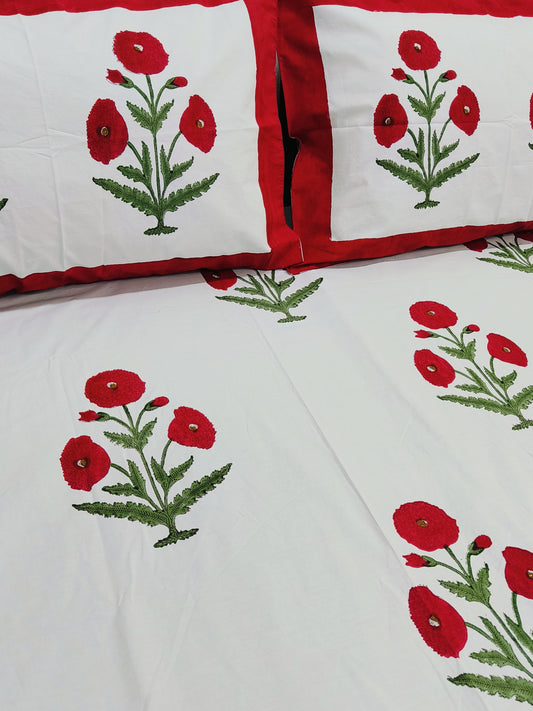 FRESH ARRIVAL Handblock Printed Premium Bedsheets (Dispatch Time 24 Hours)