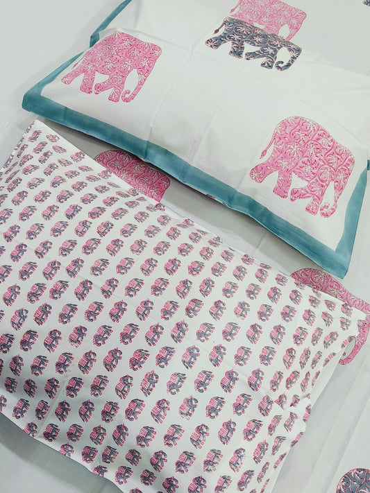 FRESH ARRIVAL Handblock Printed Premium Bedsheets (Dispatch Time 24 Hours)