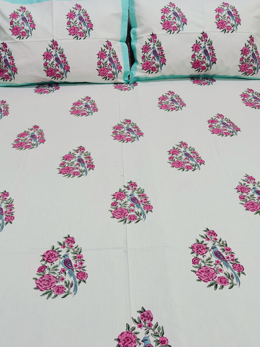 FRESH ARRIVAL Handblock Printed Premium Bedsheets (Dispatch Time 24 Hours)