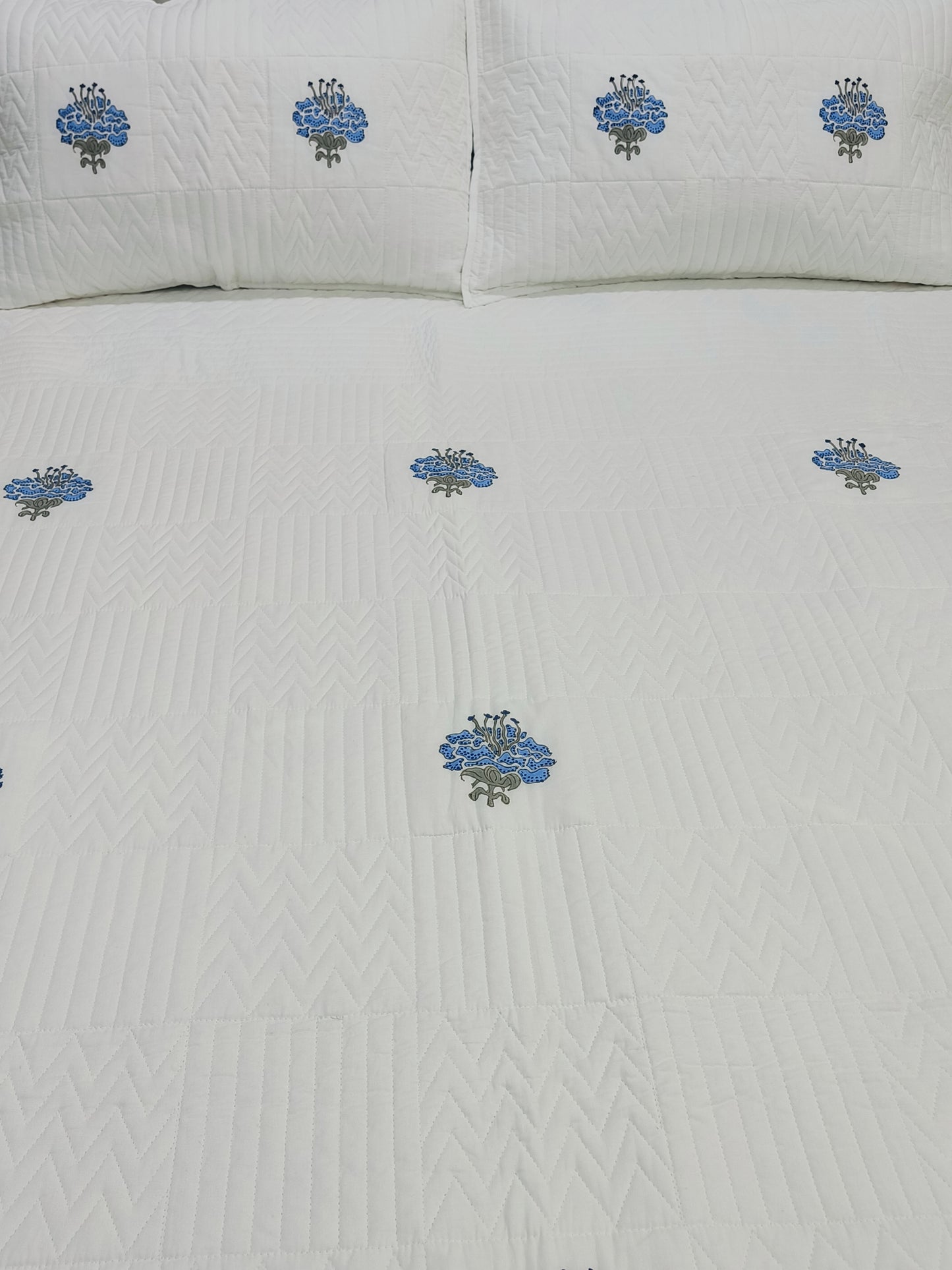 Handblock Printed Premium Mulmul Bedcovers