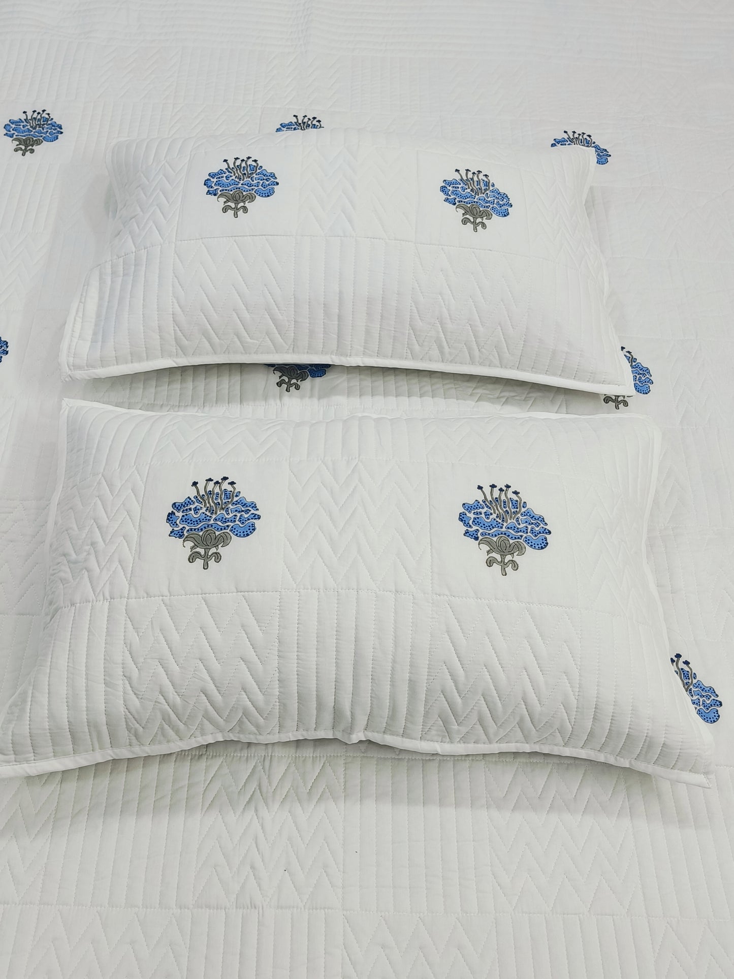 Handblock Printed Premium Mulmul Bedcovers