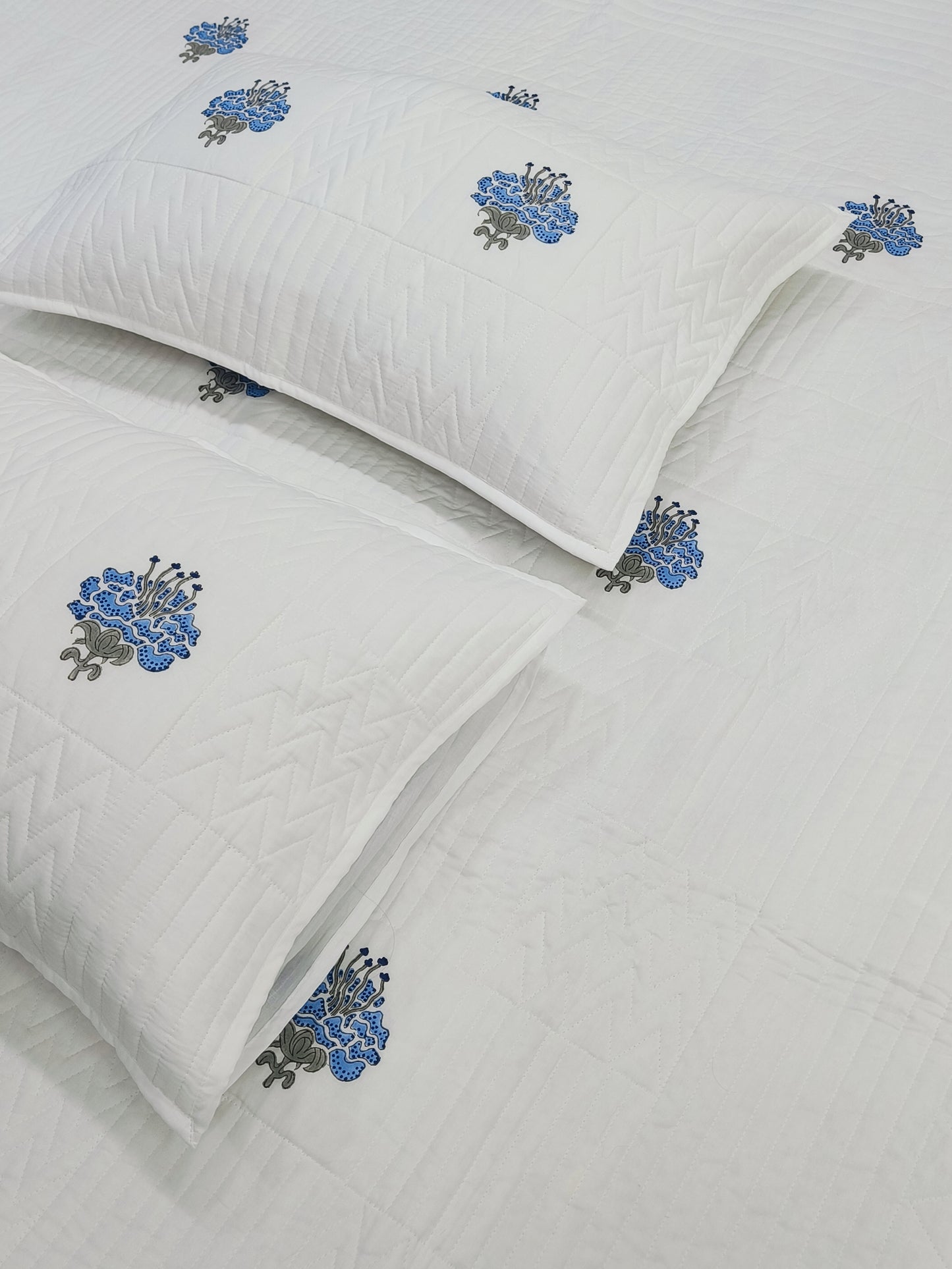Handblock Printed Premium Mulmul Bedcovers