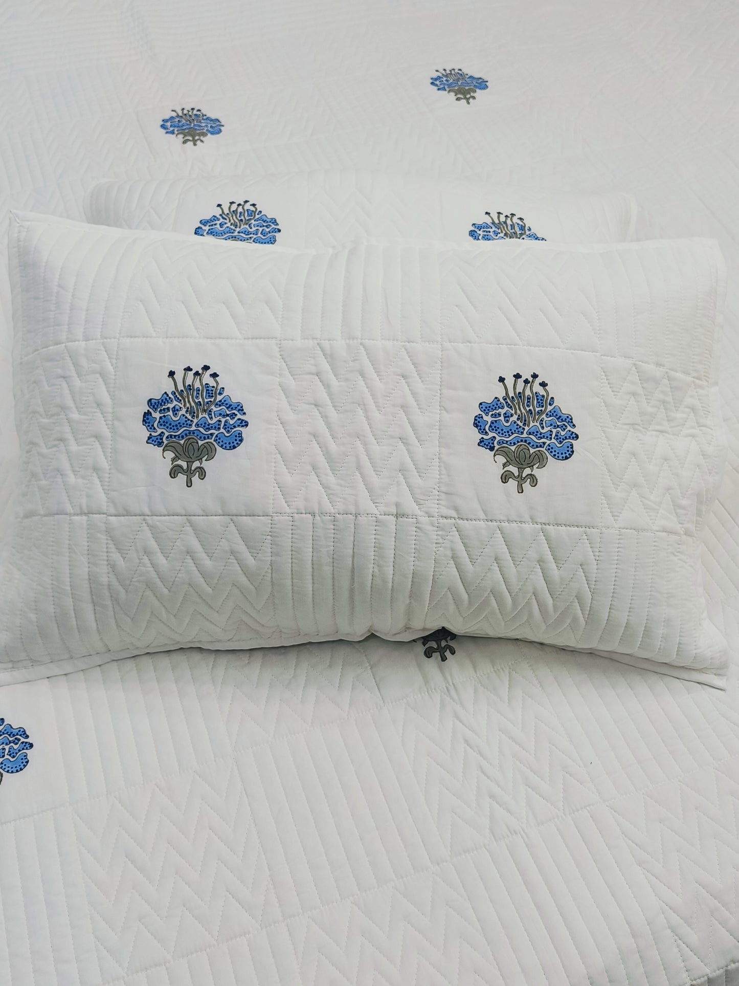Handblock Printed Premium Mulmul Bedcovers