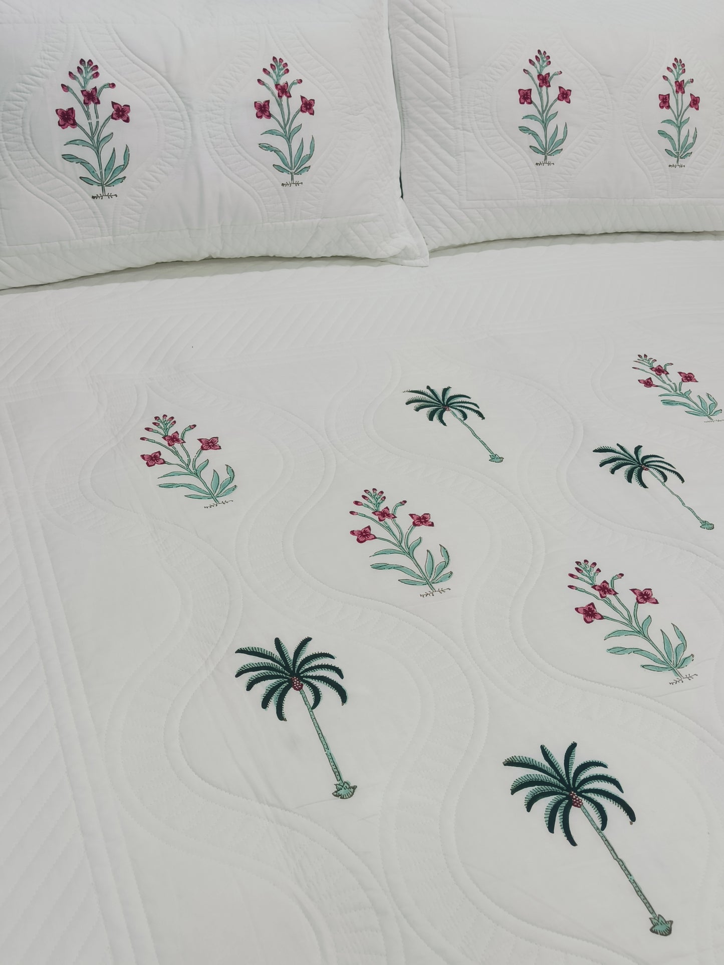 Handblock Printed Premium Mulmul Bedcovers