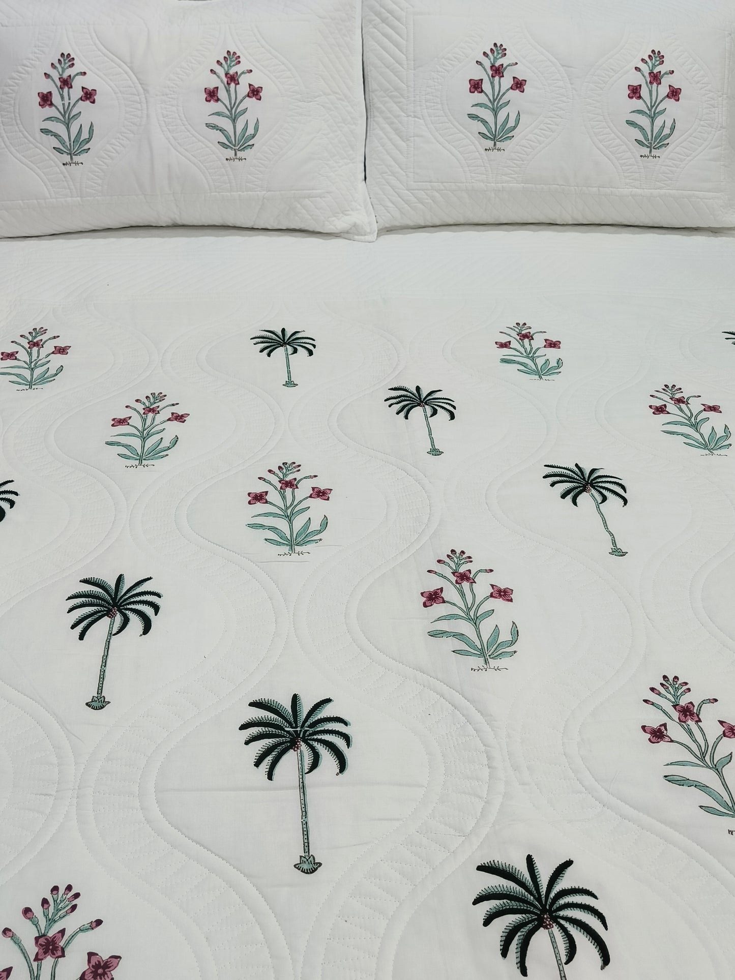 Handblock Printed Premium Mulmul Bedcovers