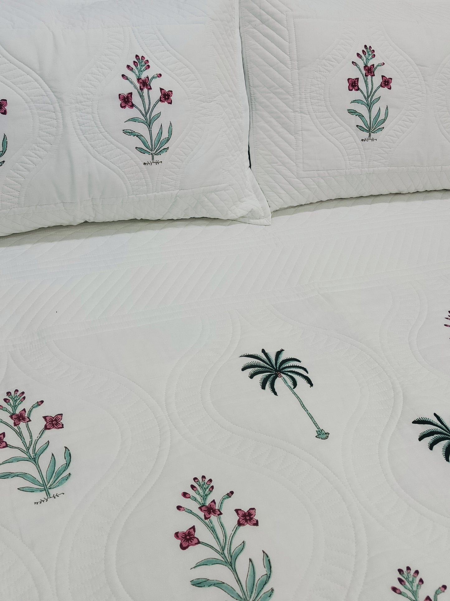 Handblock Printed Premium Mulmul Bedcovers