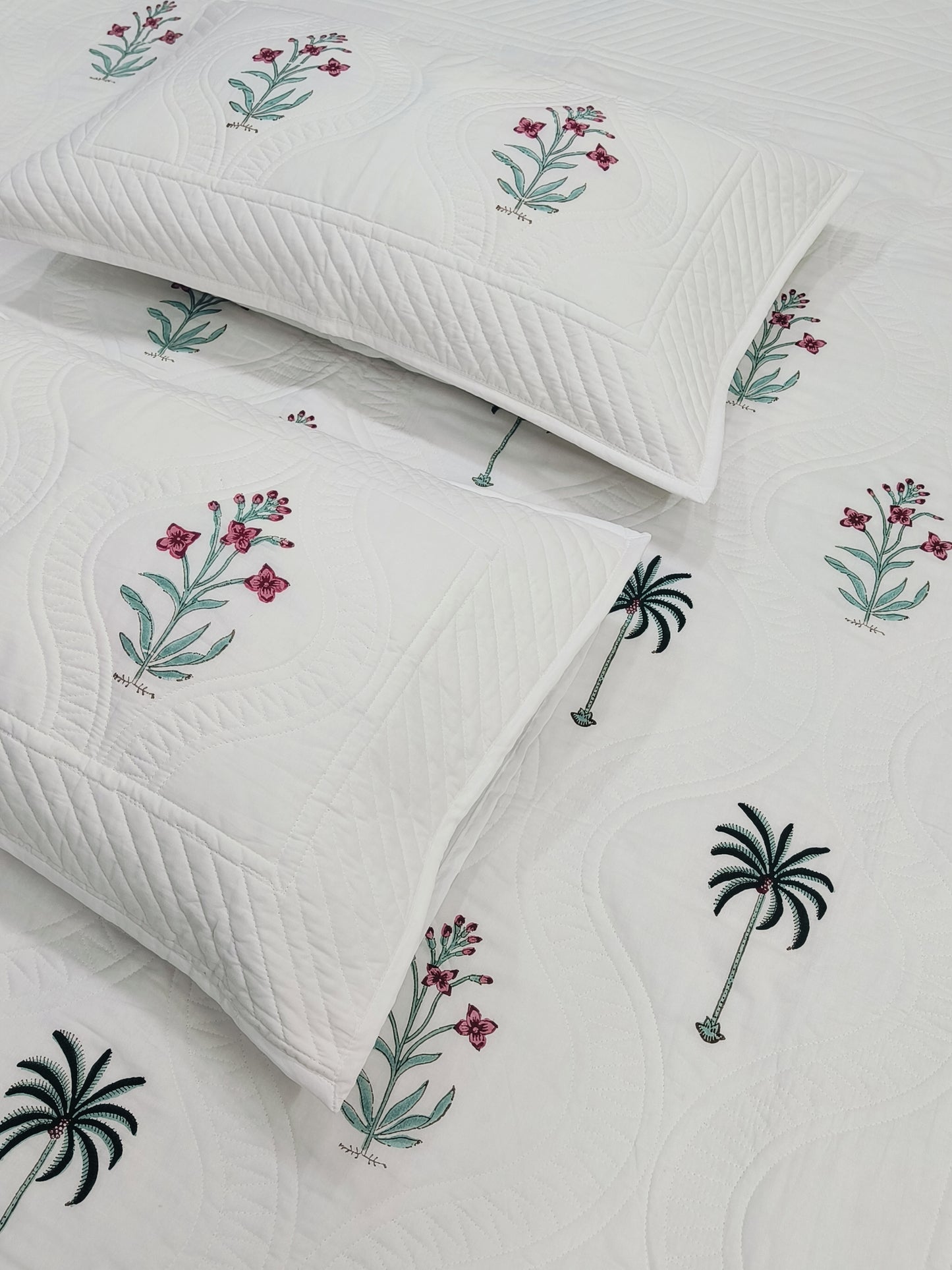 Handblock Printed Premium Mulmul Bedcovers