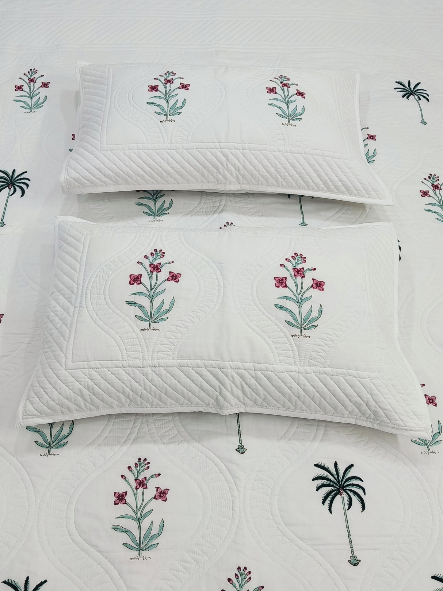 Handblock Printed Premium Mulmul Bedcovers