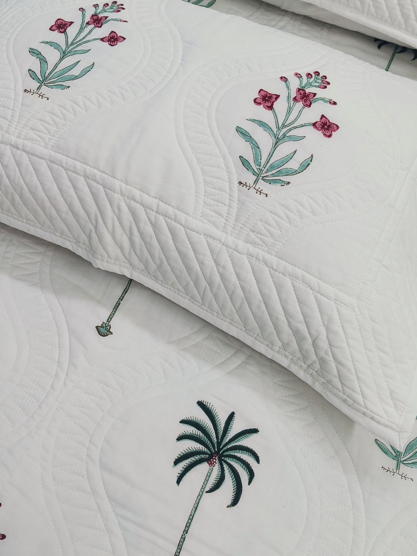 Handblock Printed Premium Mulmul Bedcovers