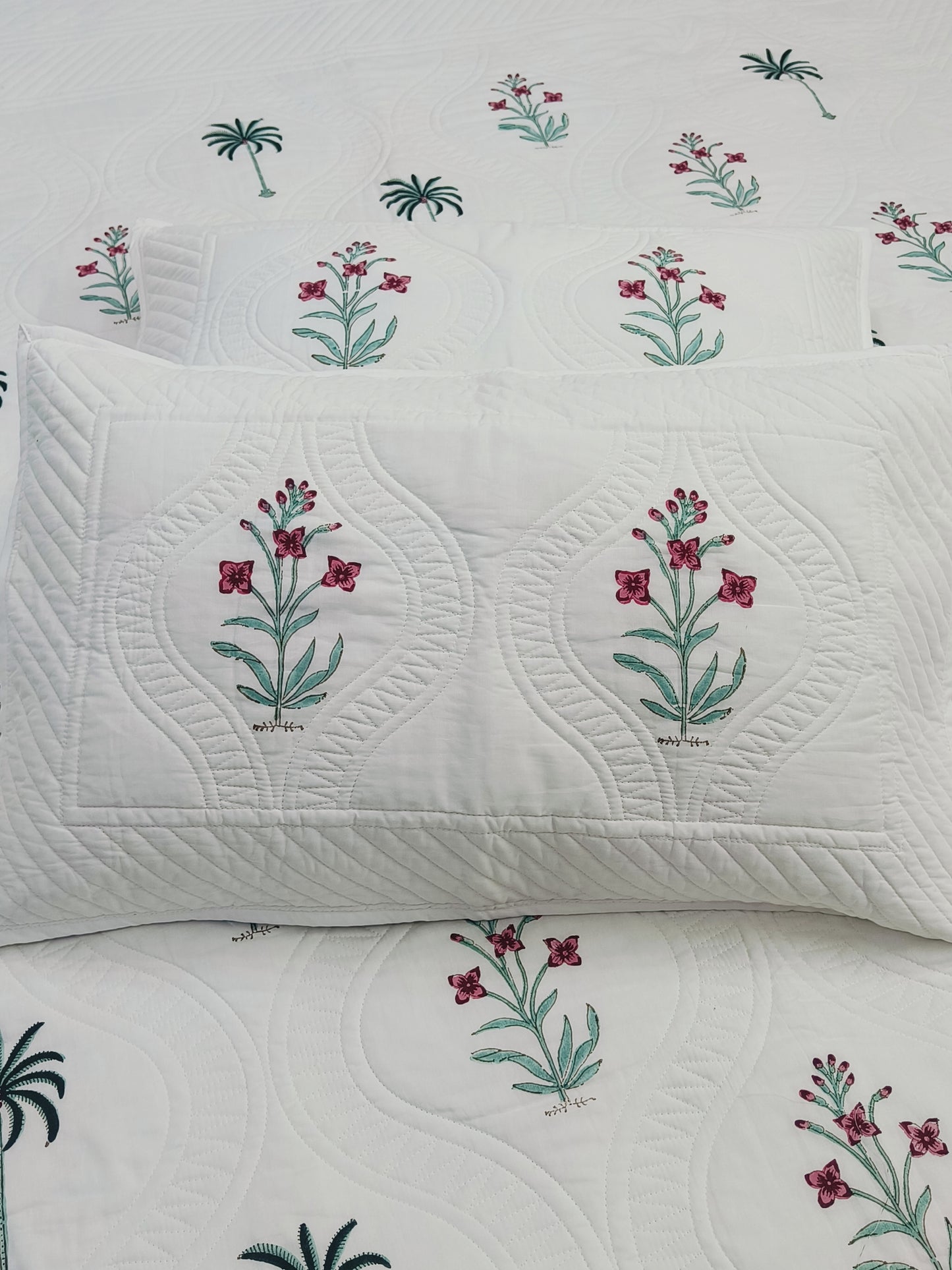 Handblock Printed Premium Mulmul Bedcovers