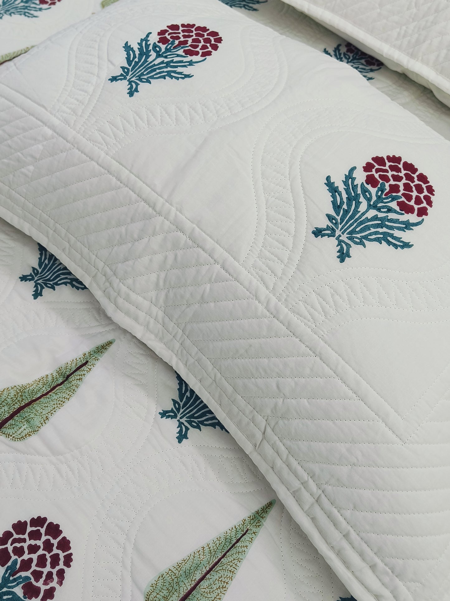 Handblock Printed Premium Mulmul Bedcovers