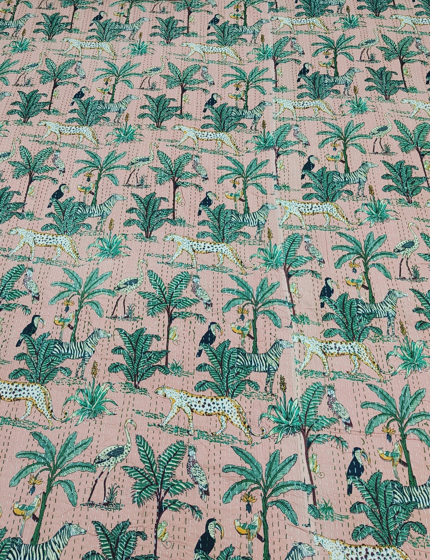 FRESH ARRIVAL Kantha Bedcovers Printed Premium