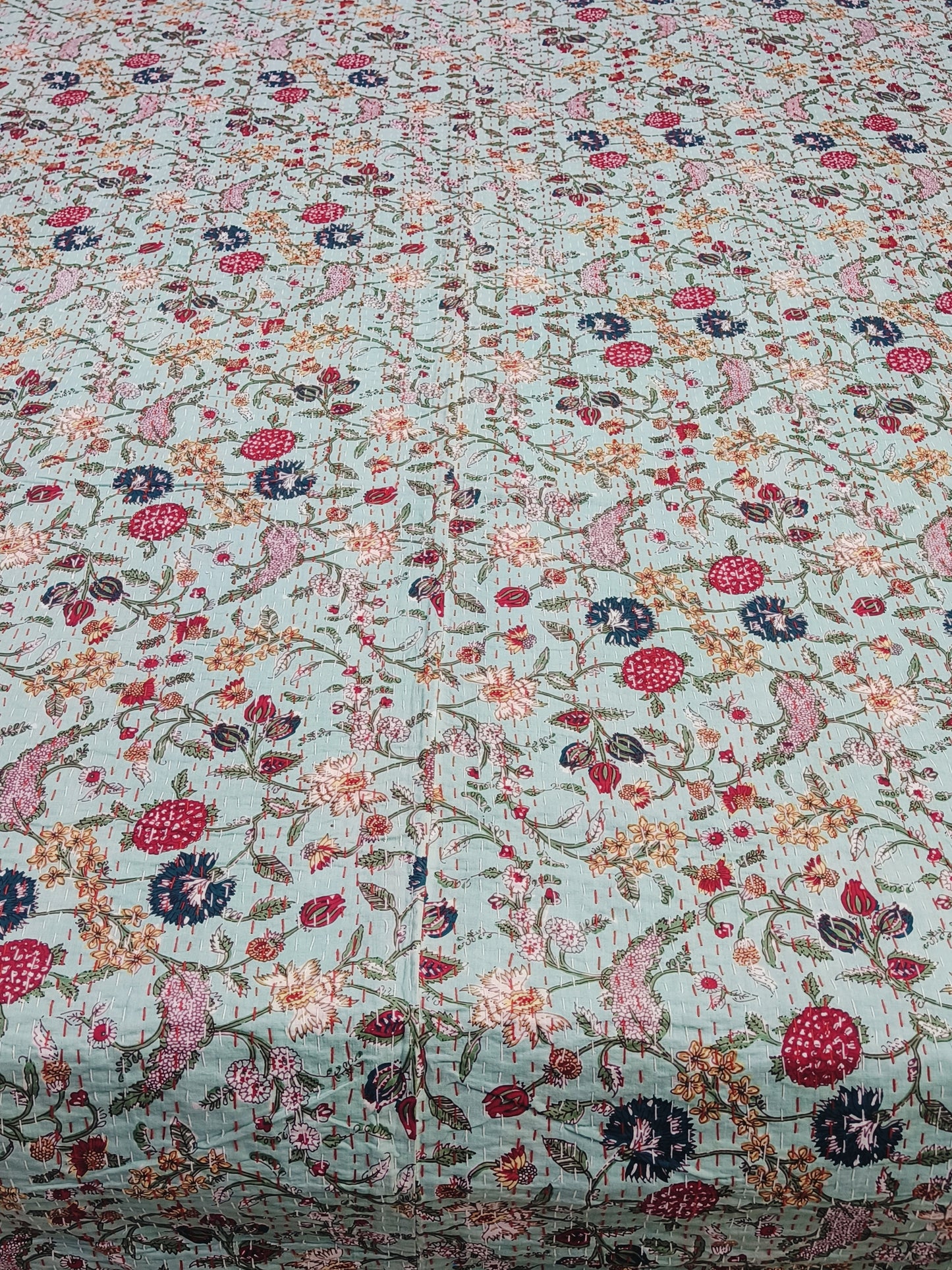 FRESH ARRIVAL Kantha Bedcovers Printed Premium