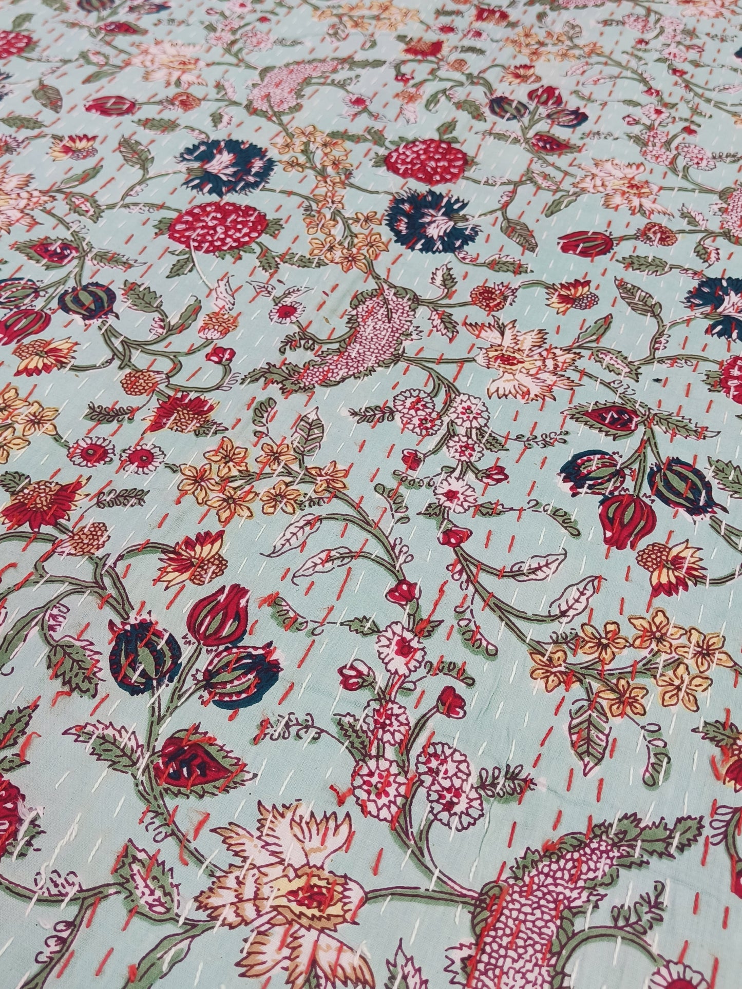 FRESH ARRIVAL Kantha Bedcovers Printed Premium