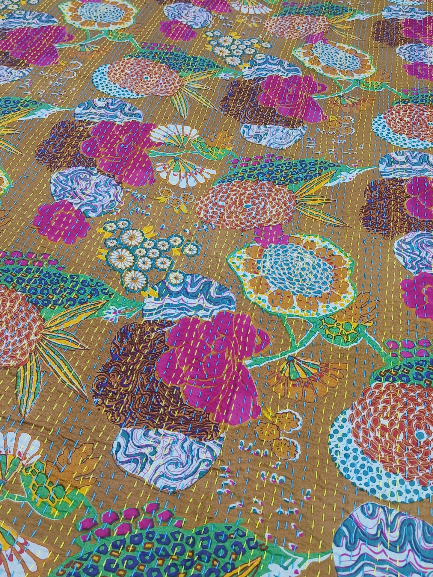 Kantha Bedcovers Printed Premium
