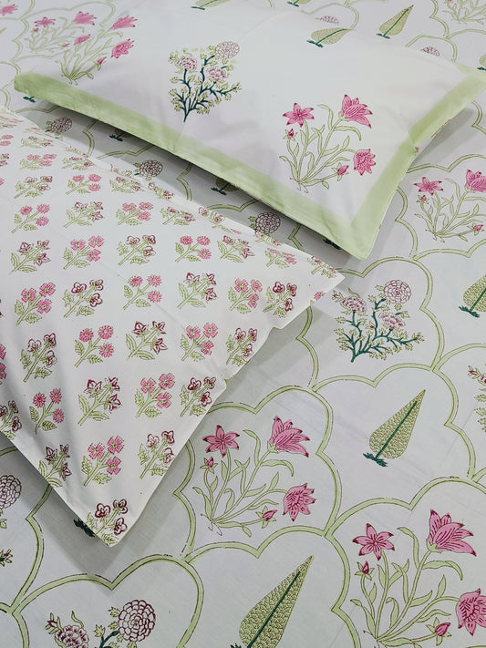 FRESH ARRIVAL Handblock Printed Premium Bedsheets (Dispatch Time 24 Hours)
