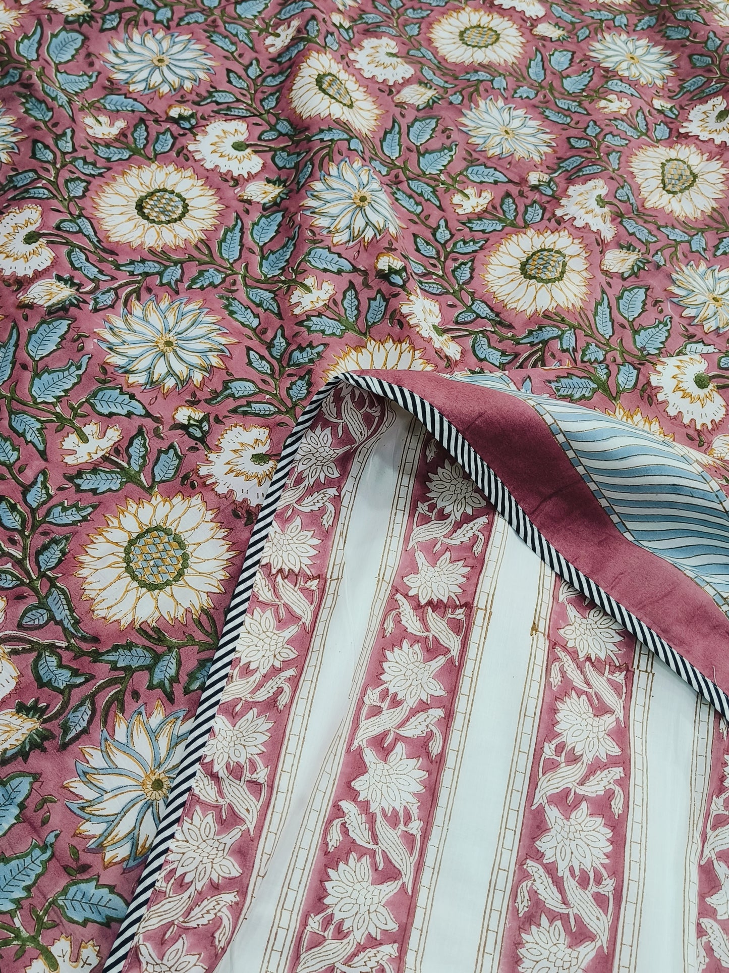 FRESH ARRIVAL Handblock Printed Premium Double Bed Dohars