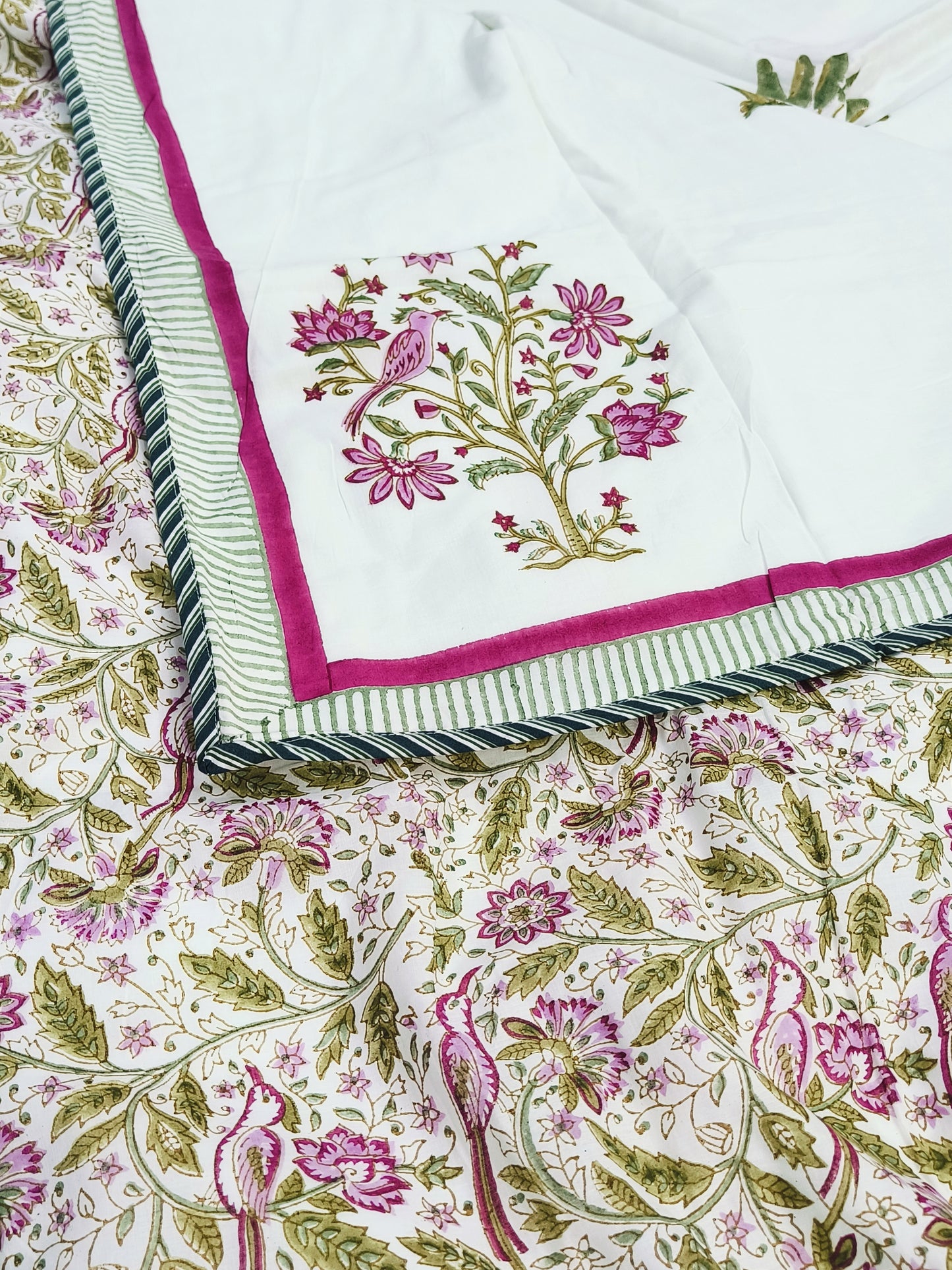 FRESH ARRIVAL Handblock Printed Premium Double Bed Dohars