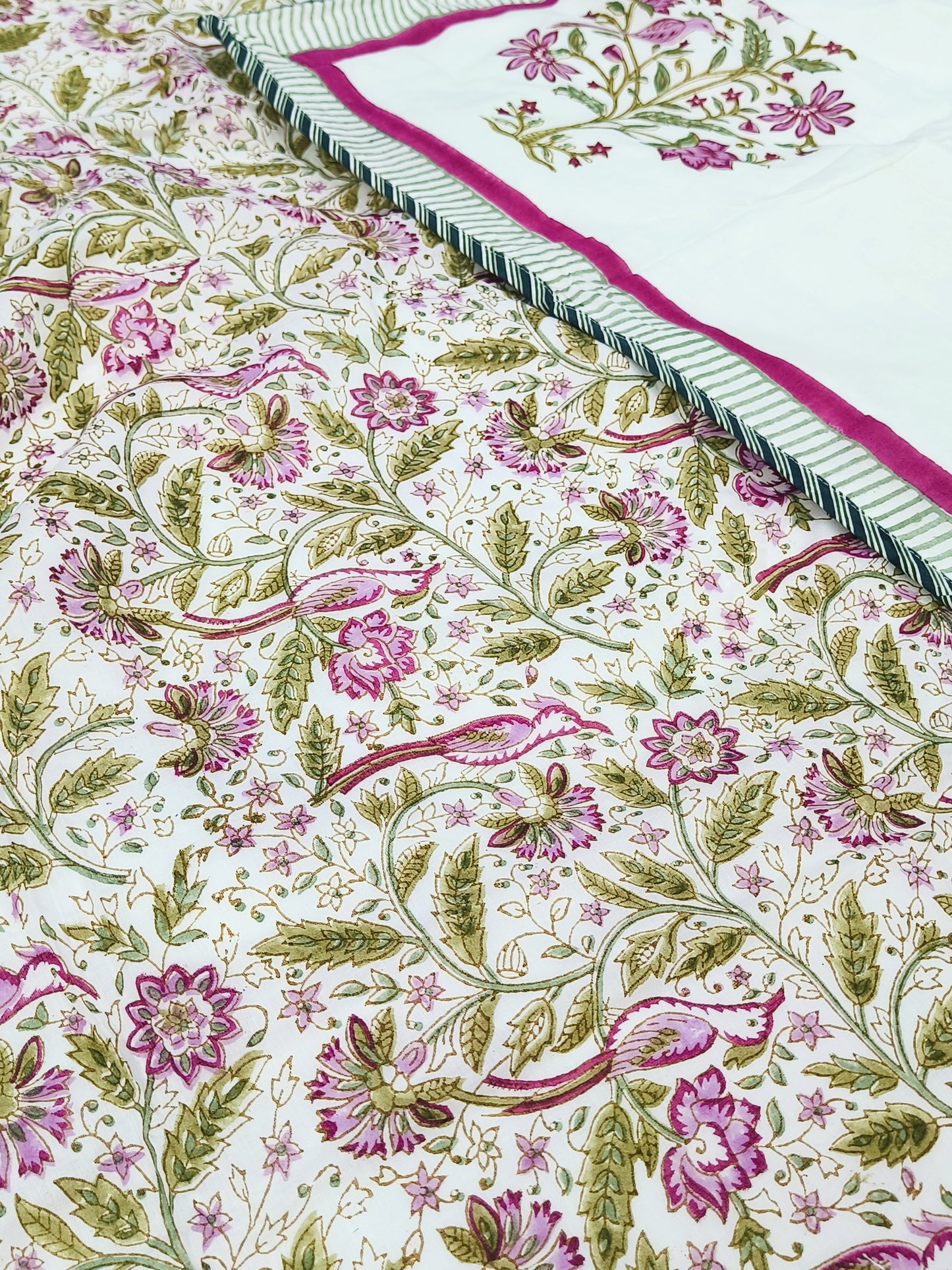 FRESH ARRIVAL Handblock Printed Premium Double Bed Dohars