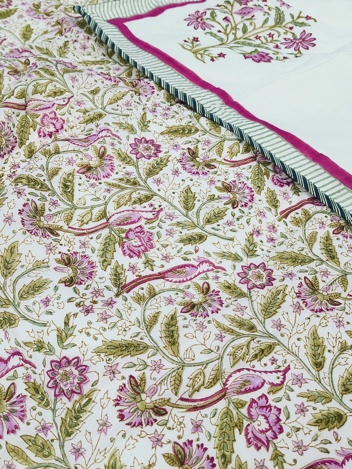 FRESH ARRIVAL Handblock Printed Premium Double Bed Dohars